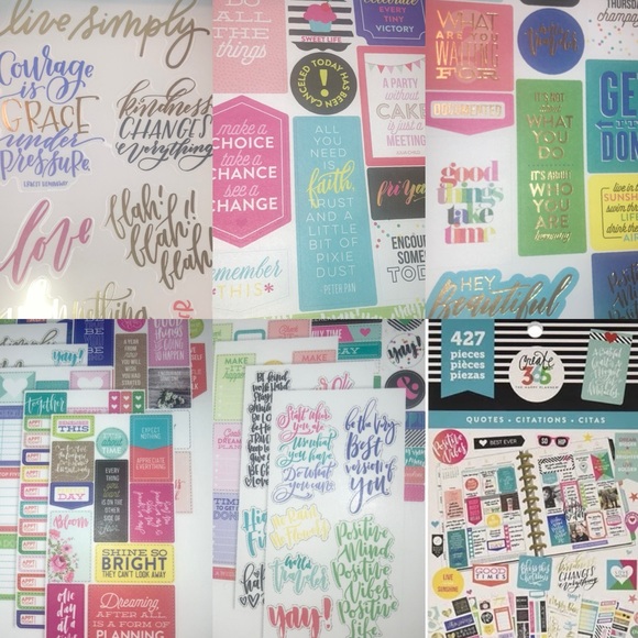 The Happy Planner Quotes & Seasonal Planning Stickers Inspirational Holidays - Picture 6 of 7